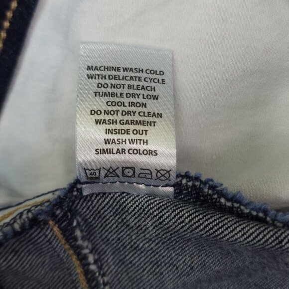 Spartina 449 Womens Denim Pants Jeans Size 14 Cotton & Spandex Blend Dark Wash - Picture 6 of 12